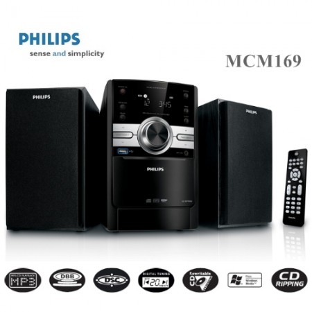 飛利浦Philips MCM169 MP3/USB超迷你音響組